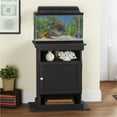 thumbnail image 1 of Flipper(tm) 10/20 Gallon Aquarium or Terrarium Tank Stand, Black Oak, 1 of 12