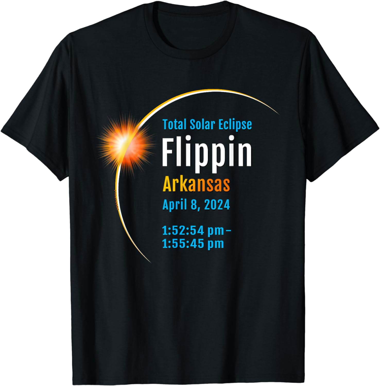 Flippin Arkansas AR Total Solar Eclipse 2024 1 TShirt