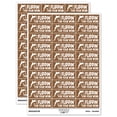 thumbnail image 1 of Flippin' For Your Work Dolphin Teacher Student School Sticker Set - Brown - Matte Finish - 1.75" Medium, 1 of 7