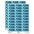 thumbnail image 1 of Flippin' For Your Work Dolphin Teacher Student School Sticker Set - Light Blue - Matte Finish - 1.75" Medium, 1 of 7
