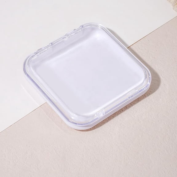 Flipping Lid Storage Box for Artificial Nails Transparent Nail Art Display Case Handmade Craft Desktop Showcase Finished Product Packaging Box