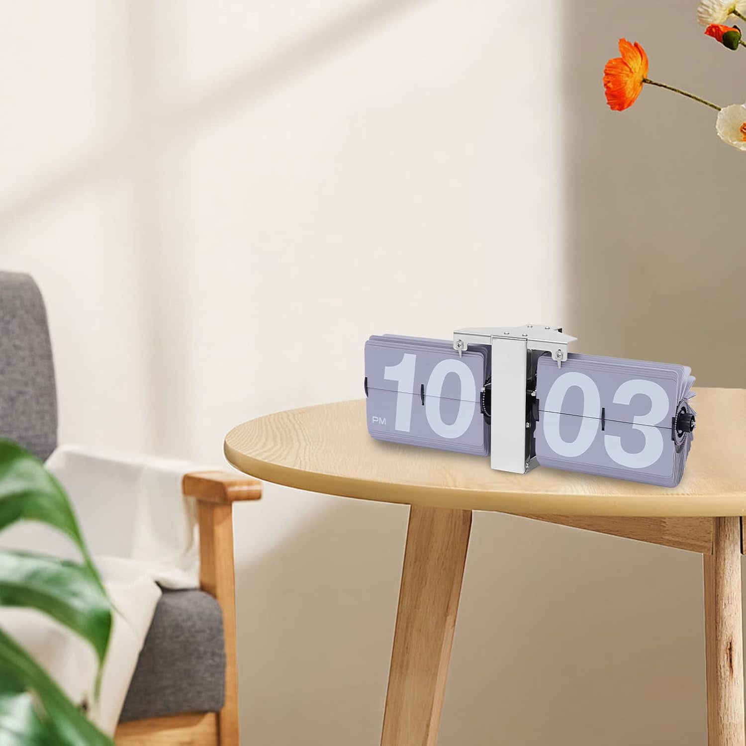 Flipping Out Wall and Tabletop Flip Clock for Living Rooms, Bedrooms ...
