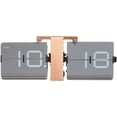 thumbnail image 1 of Flipping Out Wall and Tabletop Flip Clock, Grey and Copper, Battery Operated Digital Display, 1 of 4