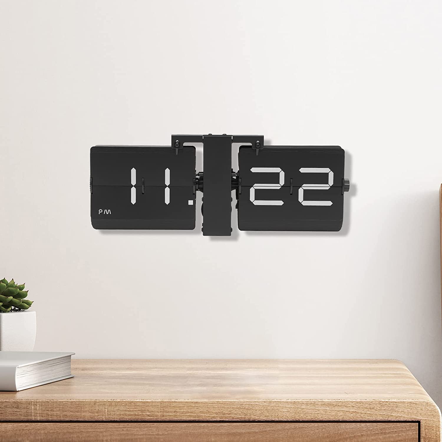 Flipping Out Wall and Tabletop Flip Clock for Living Rooms, Bedrooms ...