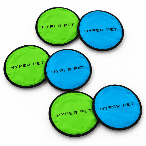 Flippy Flopper Flying Disc Soft Dog 9 Inch Floats 6 Pack