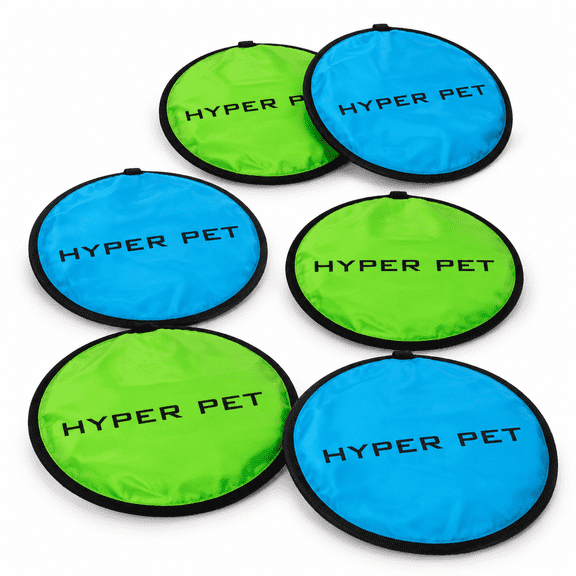 Flippy Flopper Flying Disc Soft Dog 9 Inch Floats 6 Pack