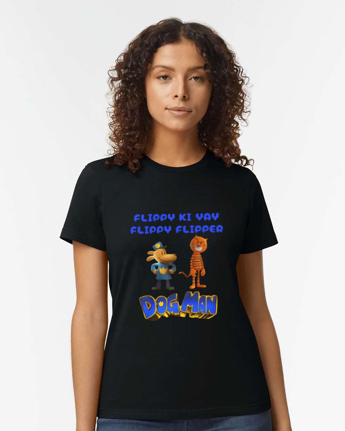 Flippy Ki Yay NEW DOGMAN MOVIE Tshirt Fun Graphic Tee, for men