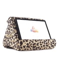 thumbnail image 1 of Flippy Tablet 4.0 Pillow Stand Holder for Lap, Desk & Bed - Convenient Storage for Your Items - Carry Strap Handle - Compatible with iPads, Tablets, eReaders, Smartphones - Def Leopard, 1 of 7