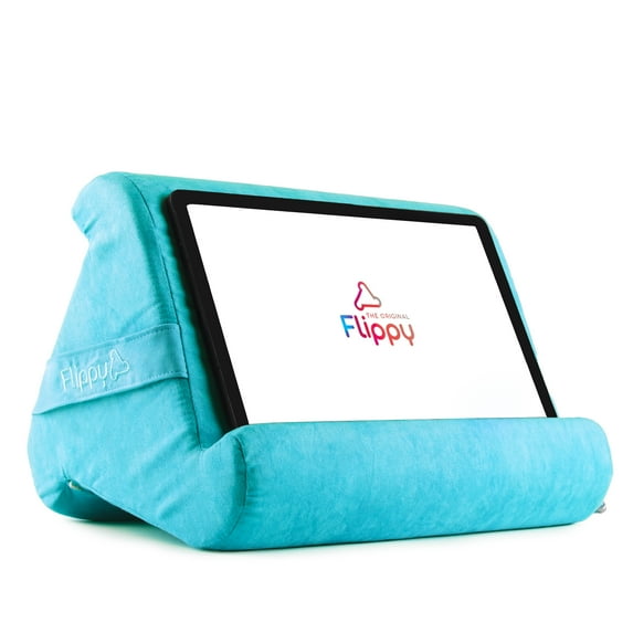 Flippy Tablet 4.0 Pillow Stand Holder for Lap, Desk & Bed - Convenient Storage for Your Items - Carry Strap Handle - Compatible with iPads, Tablets, eReaders, Smartphones - I Wanna Go to Miami