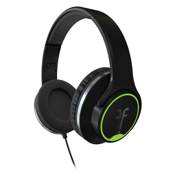 Flips Audio FH2814BK Over Ear Headphones, Black