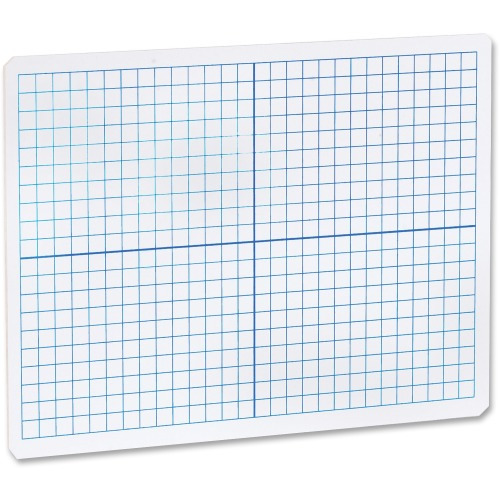 Flipside 11000 Dual Sided Dry White Erase Board With 1 CM XY Axis
