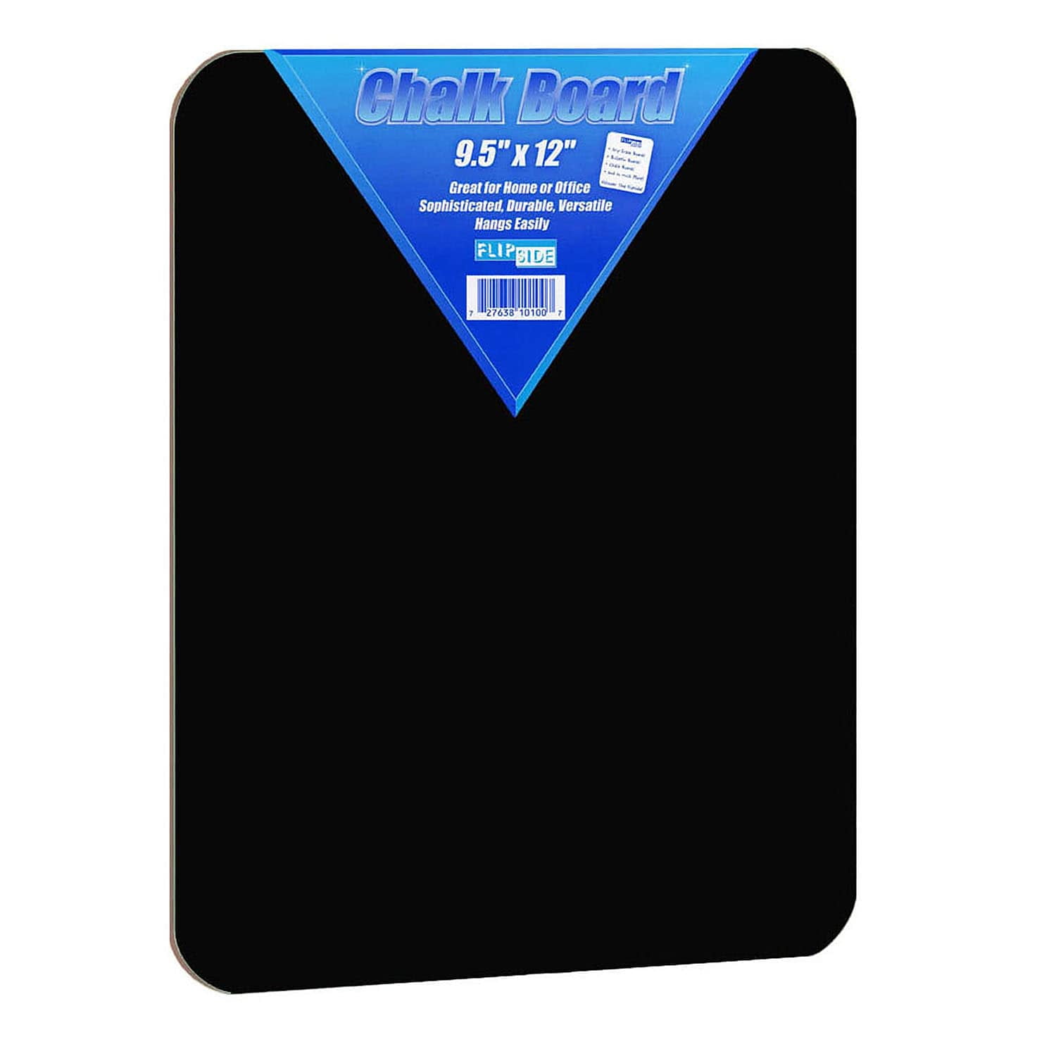 Flipside Black Hardboard 9.5" x 12" Chalkboard Bundle