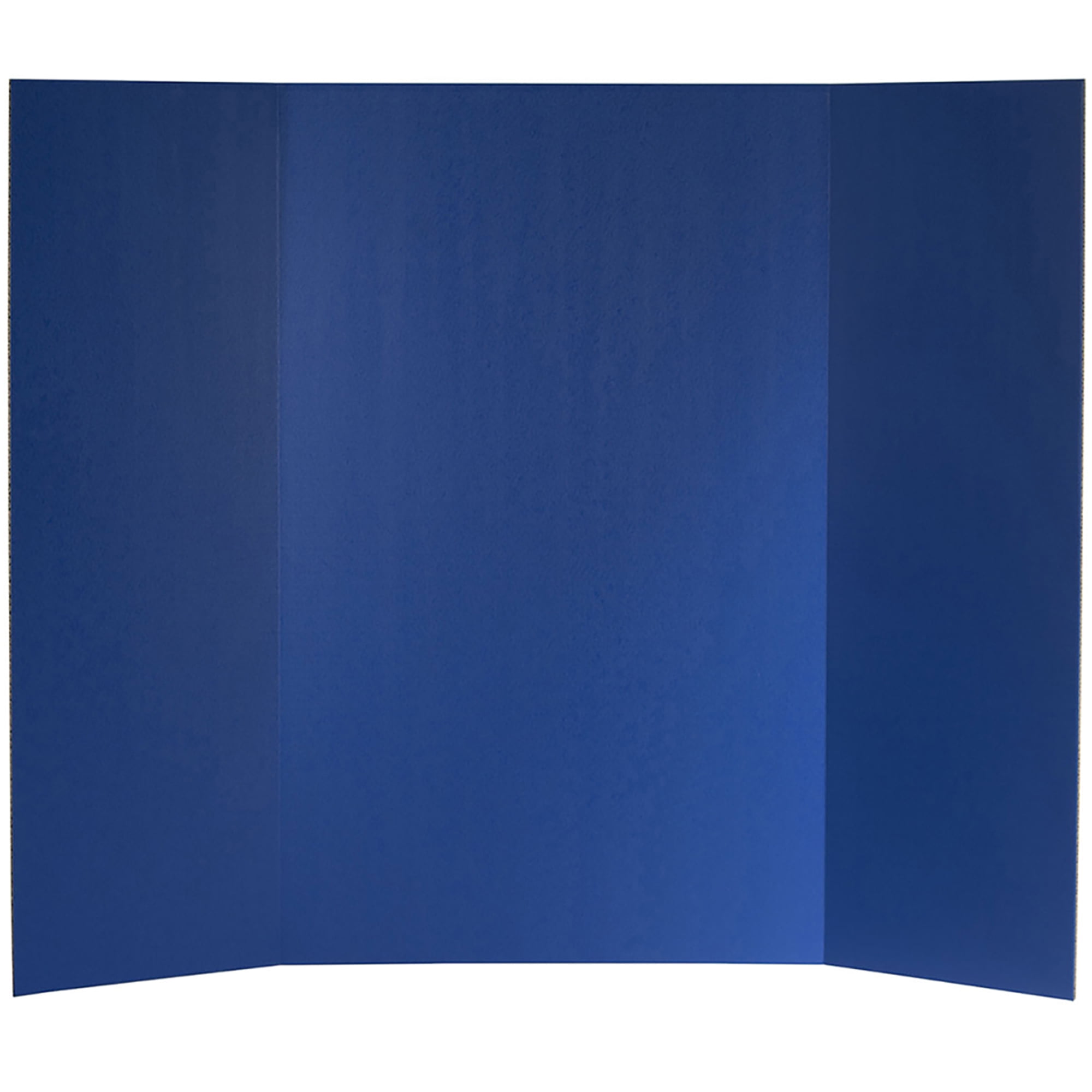 Blue Corrugated 36" x 48" Tri-Fold Poster Board Box