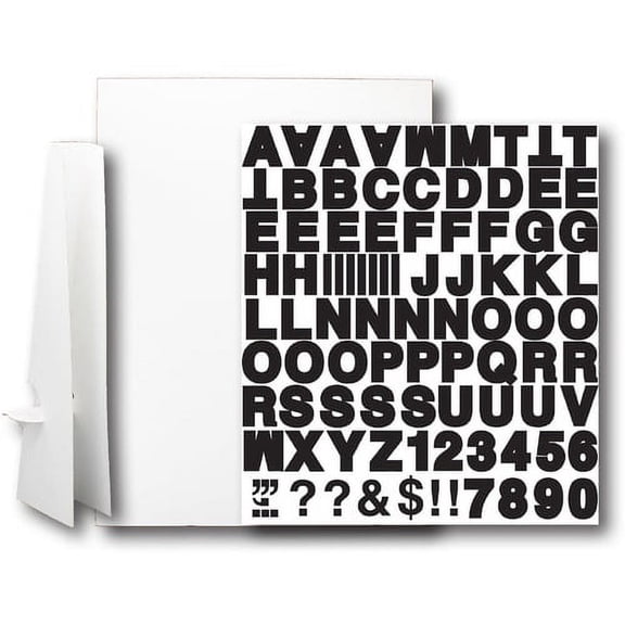Flipside Corrugated Project Sheet Sign Kit - White - 1 Each | Bundle of 5 Each