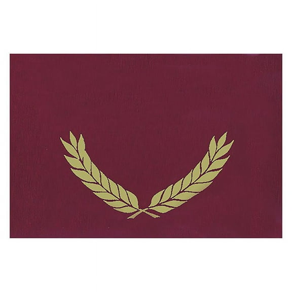 Hayes Publishing Gold Foil Stamped Maroon Certificate Folders, 10" x 13", Pack of 30