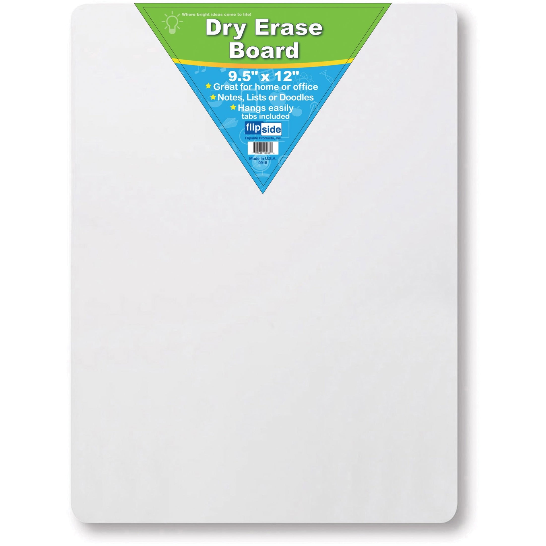 Flipside, FLP10065, Unframed Mini Dry Erase Board, 1 Each