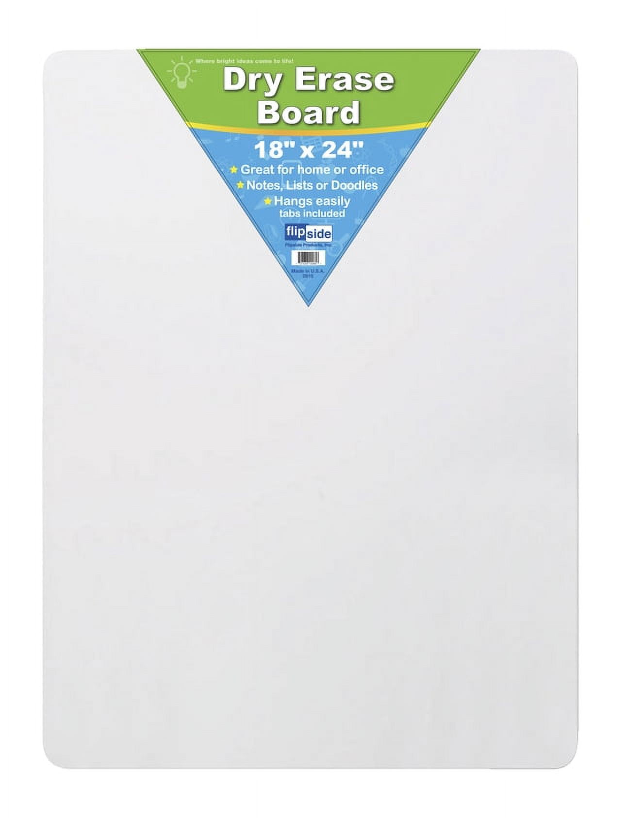 Flipside, FLP10085, Unframed Dry Erase Board, 1 Each