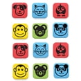 thumbnail image 1 of Flipside Products Magnetic Whiteboard Student Erasers, Animals, Set of 12, 1 of 1