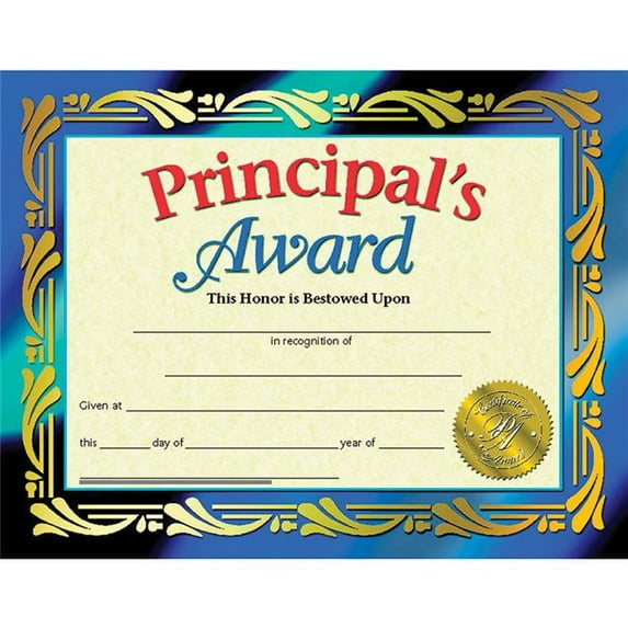 Flipside H-VA689BN Certificates Principals Award Inkjet Laser - Pack of 6