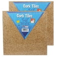 thumbnail image 1 of Flipside Natural Cork Tiles 12" x 12" Natural Color 4 Per Pack 2 Packs FLP10058-2, 1 of 2