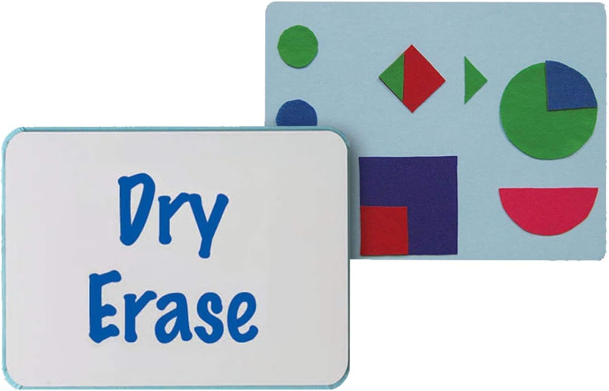 Flipside Products 18" x 24" Two Sided Dry Erase/Flannel Board, Felt