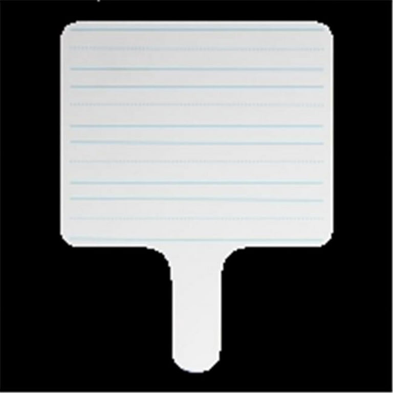 Kleenslate 8 x 10 in. Rectangular Lined Dry Erase Paddle Replacement Sheet, Pack 25