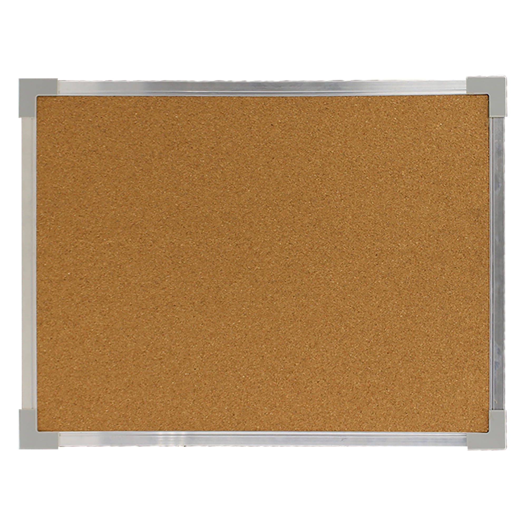 18" x 24" Aluminum Framed Natural Cork Bulletin Board
