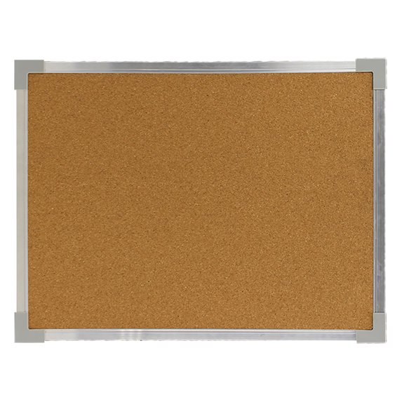 Flipside Products Aluminum Framed Cork Board, 18 Inch x 24 Inch
