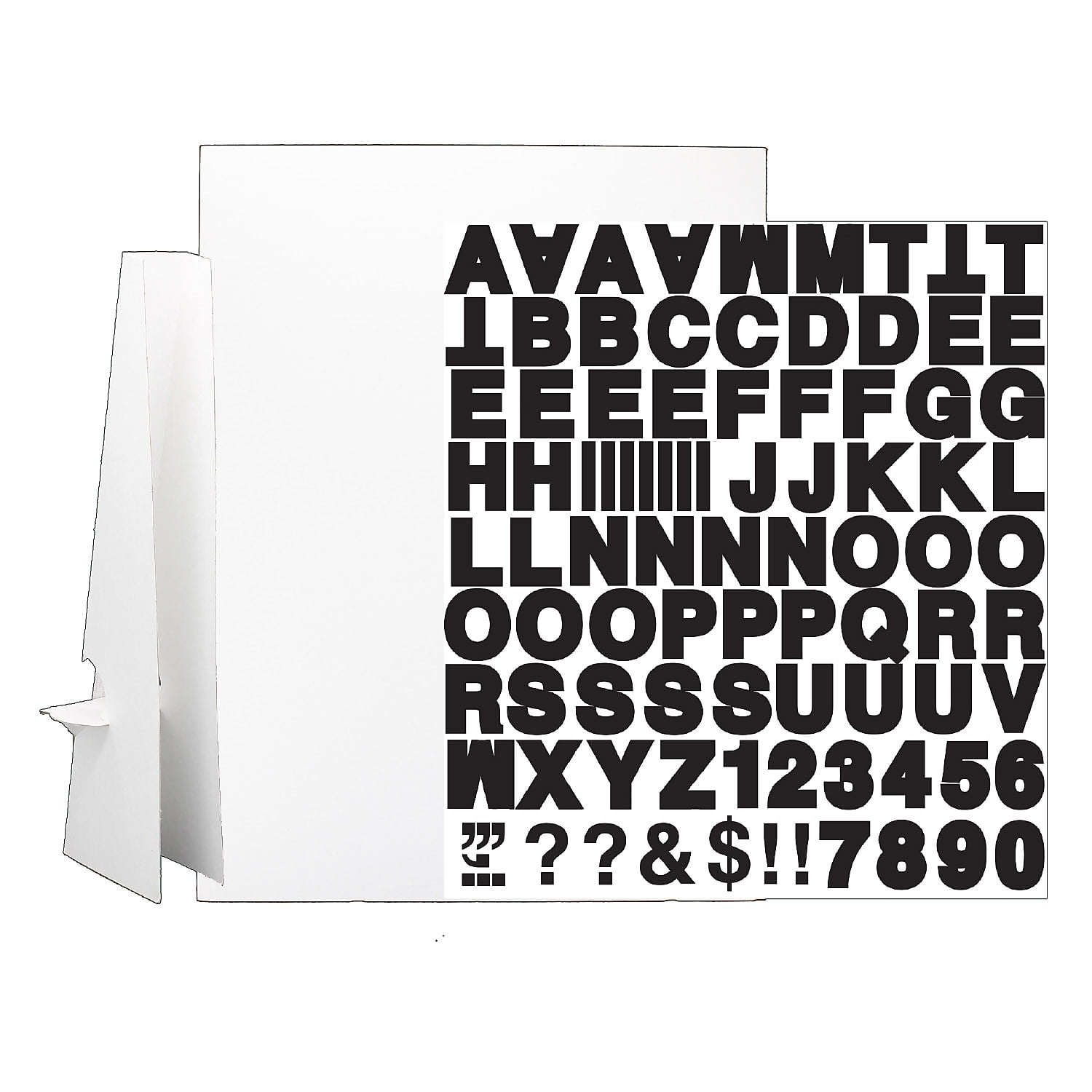 Flipside Corrugated Project Sheet Sign Kit - White - 1 Each Flipside Corrugated Project Sheet Sign Kit - White - 1 Each