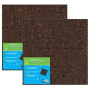 Flipside Products Dark Cork Tiles, 12 Inch x 12 Inch, 8 Count