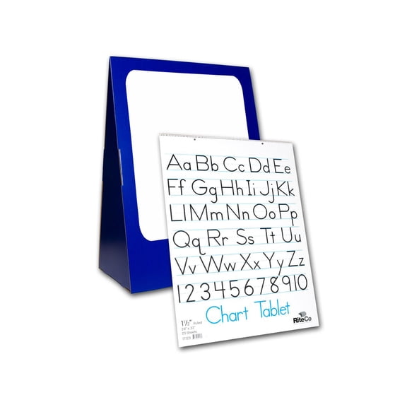 Flipside Products Deluxe Spiral Bound Flip Chart Stand W/ Dry Erase Board And Tablet Retail Pack Of 4