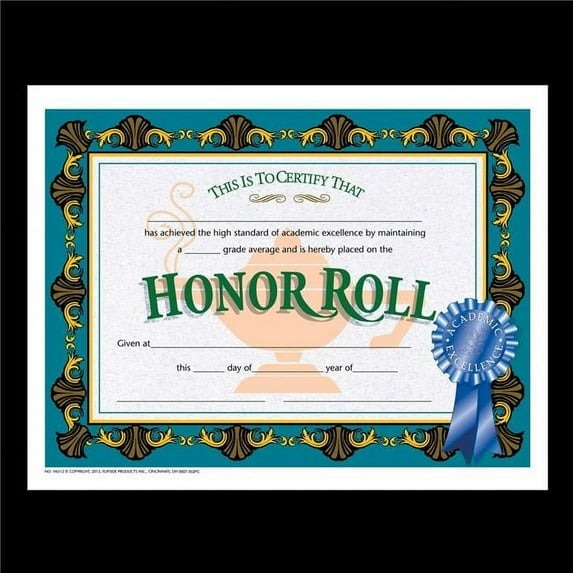 Flipside Products Honor Roll Certificate Pack of 5