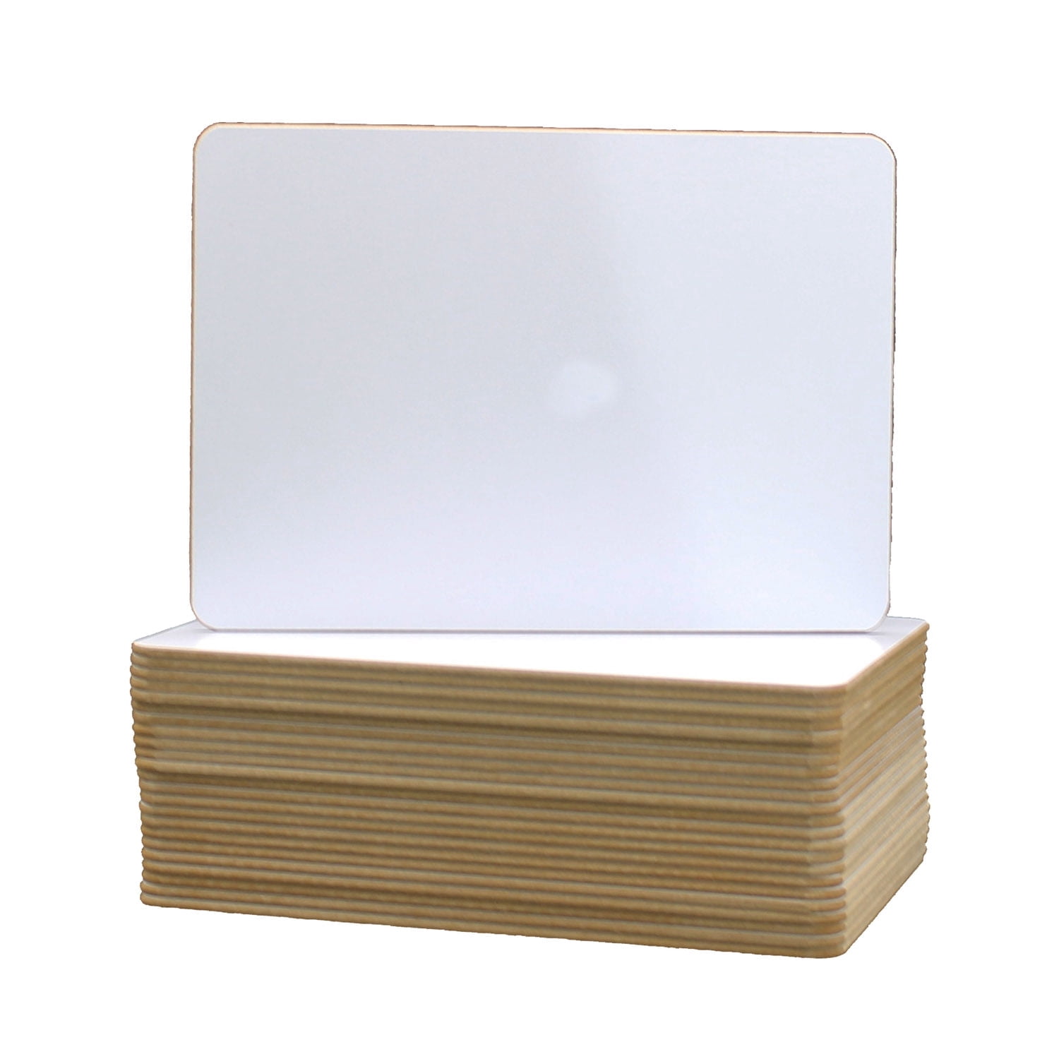 5" x 7" Two-Sided Dry Erase White Boards, Classroom Pack, Reusable For Group Participation - 24 Pack