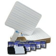 thumbnail image 1 of Flipside Products Two-Sided Rectangular Dry Erase Writing Paddles, Pens, and Erasers, Class Pack of 12, 1 of 4