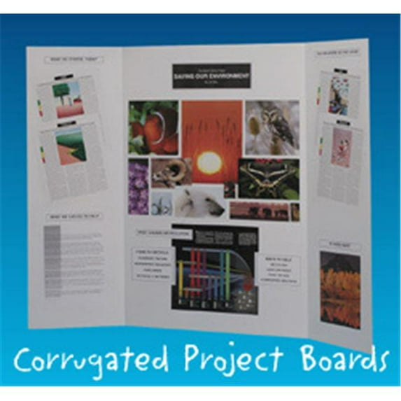 Flipside Project Boards Assorted-1 Each of 9 Colors Carton of 9