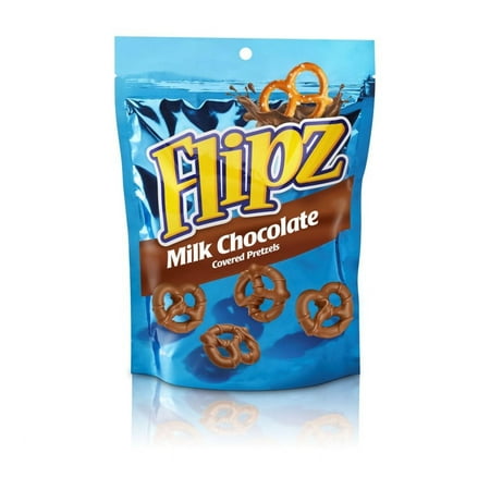 Flipz Milk Chocolate 1PACK Covered Pretzels,