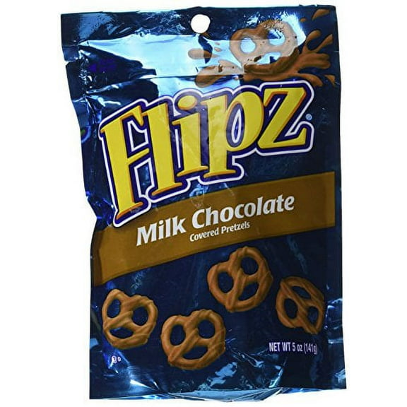 Flipz Milk Chocolate Covered Pretzels, 5 oz, 3 pk