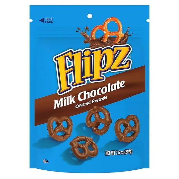 Flipz Milk Chocolate Covered Pretzels Milk Chocolate 7.5 oz