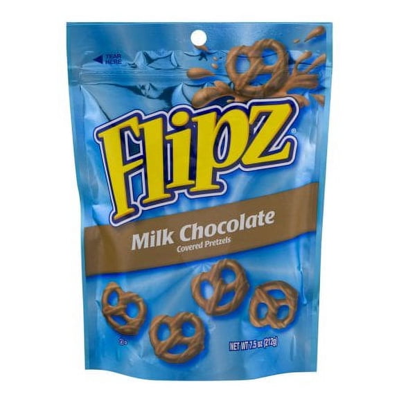 Flipz Milk Chocolate Covered Pretzels (Pack of 20)