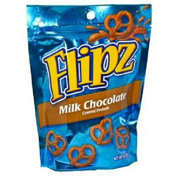 Flipz, Milk Chocolate Pretzels, Count 6 (5 oz) - Snacks / Grab Varieties & Flavors