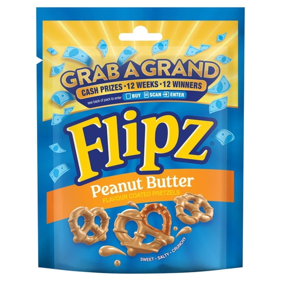 Flipz Peanut Butter Pretzels **VAT Free** 90g