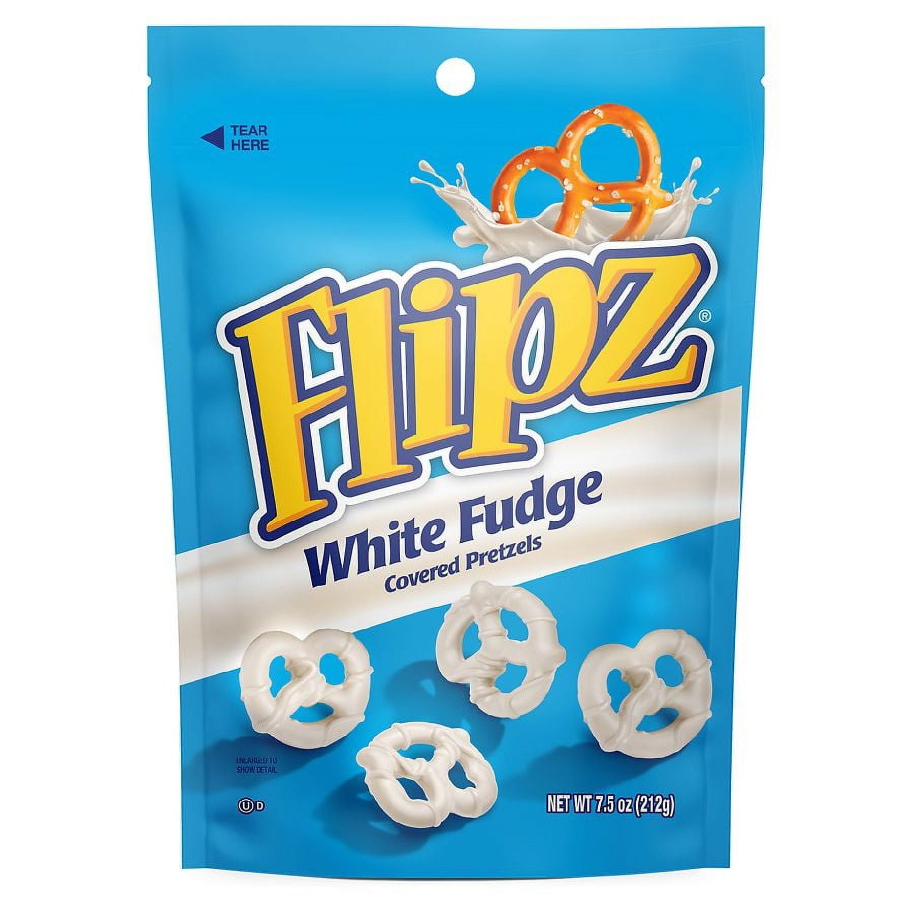 Flipz Pretzels White Fudge 7.5 oz Pack of 2