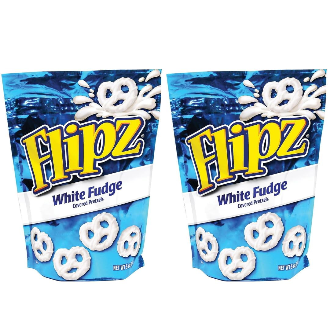 Flipz, White Fudge Covered Pretzels, 5 oz, Pack of 2 - Walmart.com