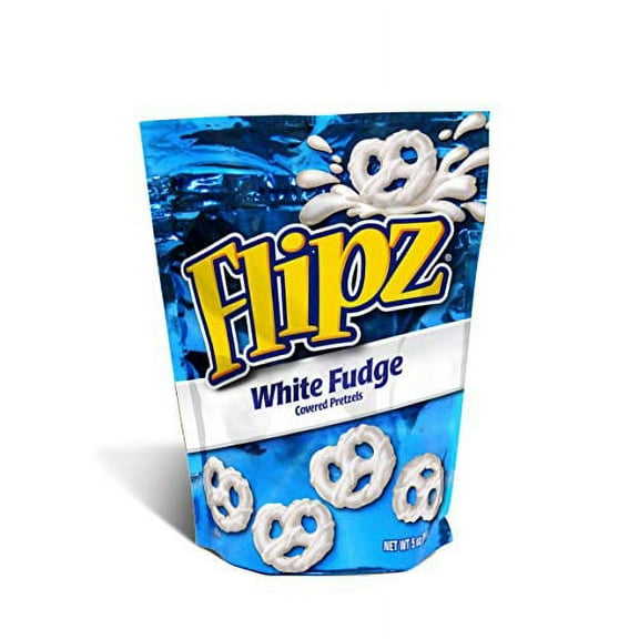 Flipz White Fudge Covered Pretzel, 5 Ounce | 12 Count