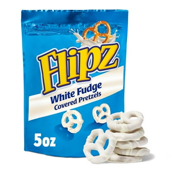 Flipz White Fudge Covered Pretzels, 5 oz