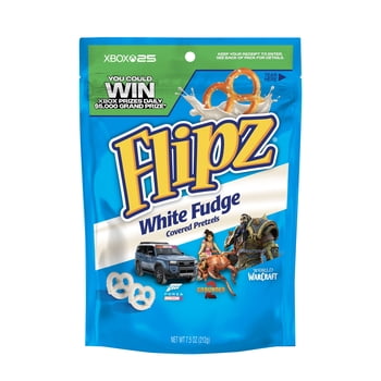 Flipz White Fudge Covered Pretzels, 7.5 oz