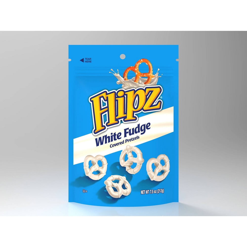 Flipz White Fudge Covered Pretzels (Pack of 3)