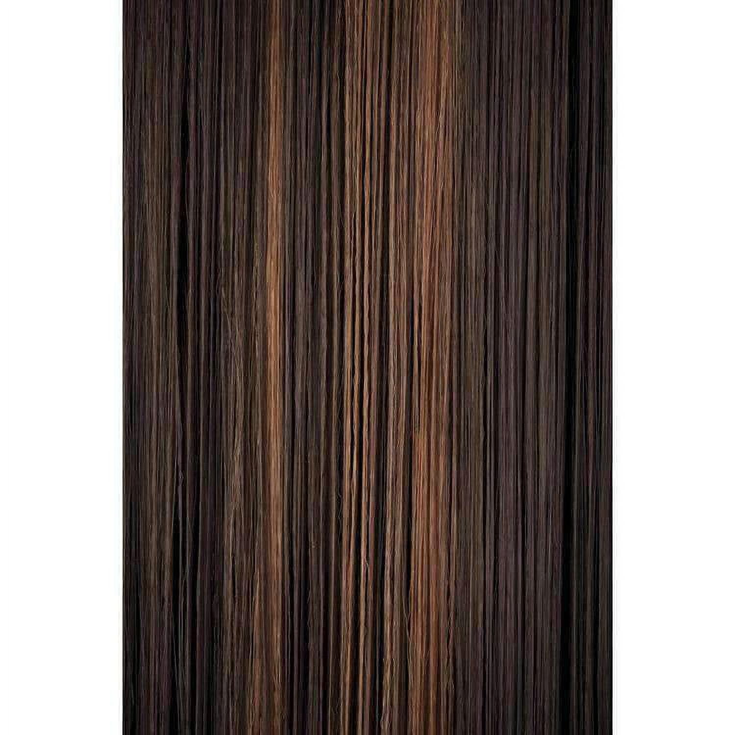 Motown Tress Flirt Synthetic Wig, 4F30 Dark Brown 4 with Medium Auburn 30 frost