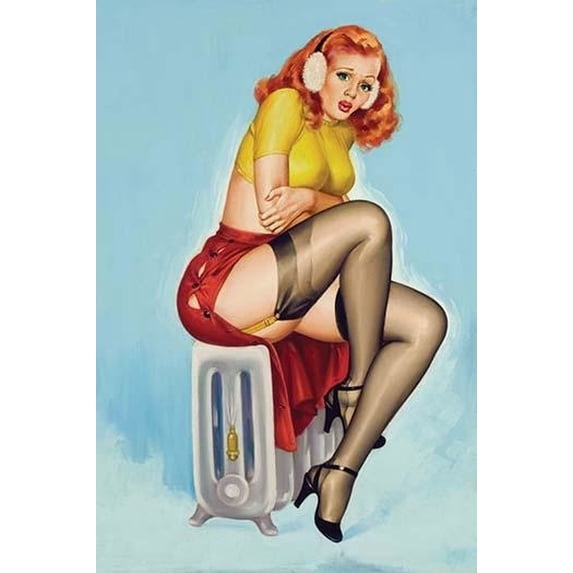 Flirt Magazine; Chilly Poster Print by Peter Driben (18 x 24)