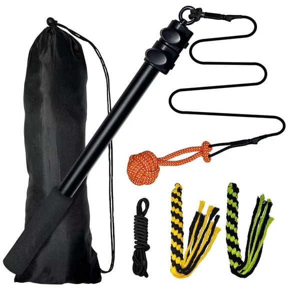 Flirt Pole for Dogs Chase and Tug of War, Dog Flirt Pole with Detachable Interactive Toys,Extendable Teaser Wand Pet Flirt Stick Pole for Small Dogs Training & Playing & Exercise